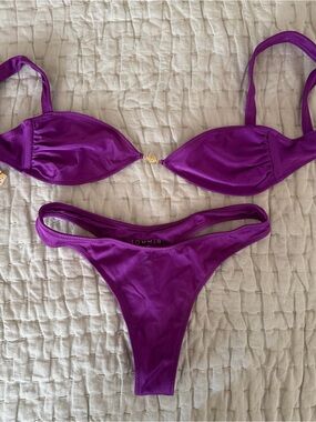 Sommer swim purple bikini